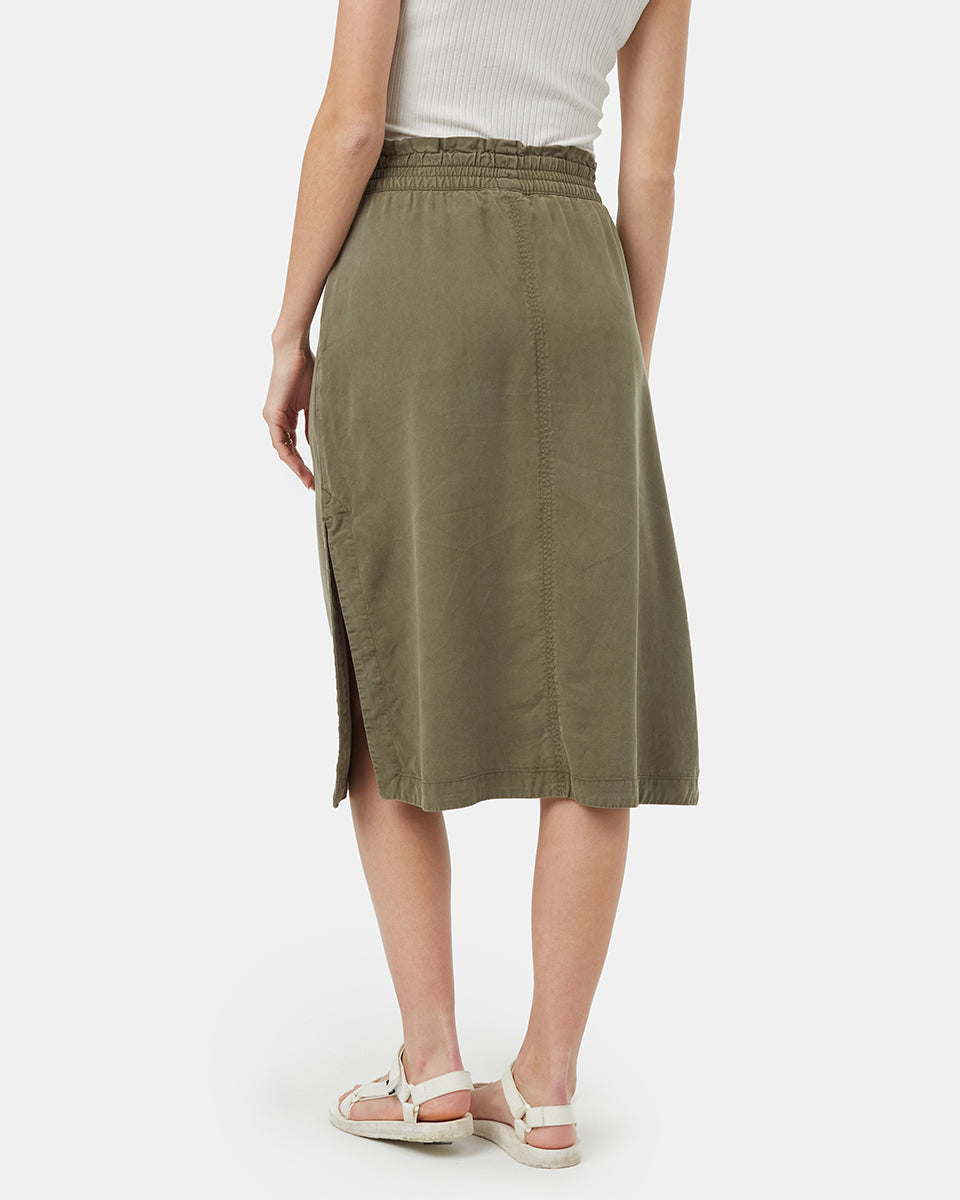 Tencel Midi Skirt-2