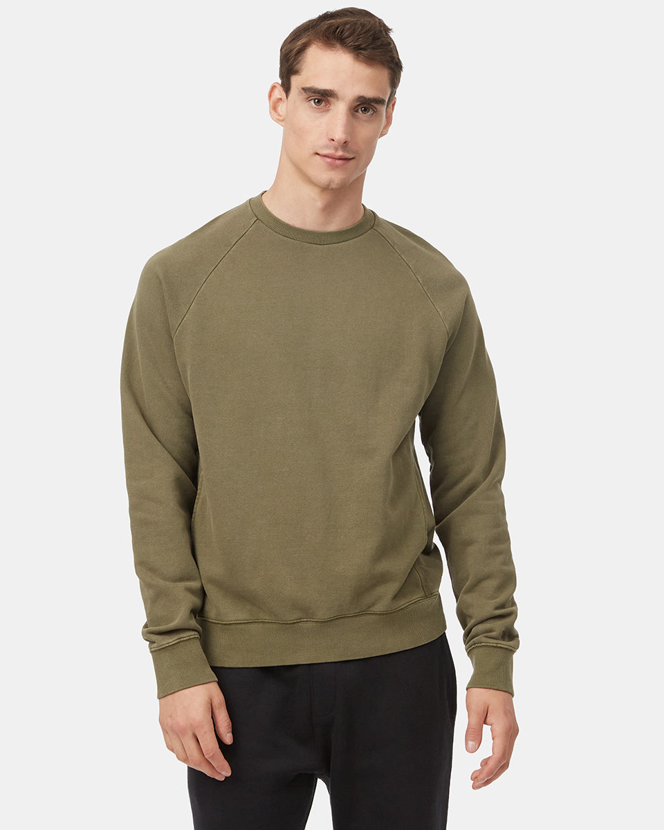 Organic French Terry Raglan Crew-1