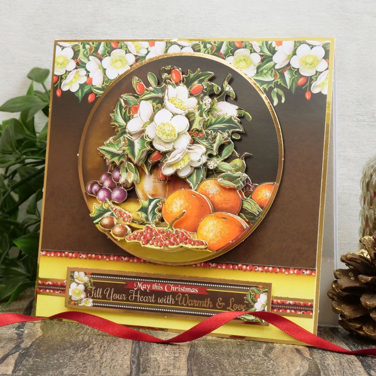 Season's Greetings Deco-Large Set - Christmas Rose-5