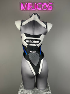 Anime Sci-Fi Spandex Cosplay Open Crotch Bodysuit Costume Lingerie Zentai-3