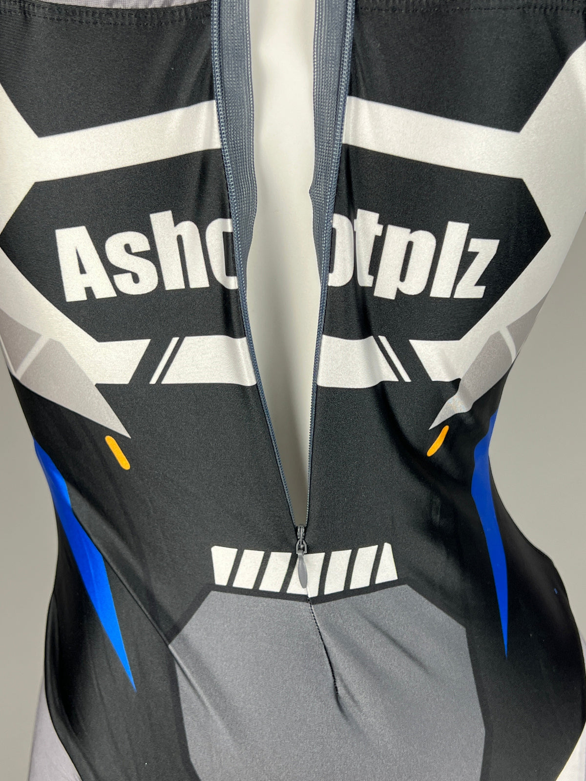 Anime Sci-Fi Spandex Cosplay Open Crotch Bodysuit Costume Lingerie Zentai-5