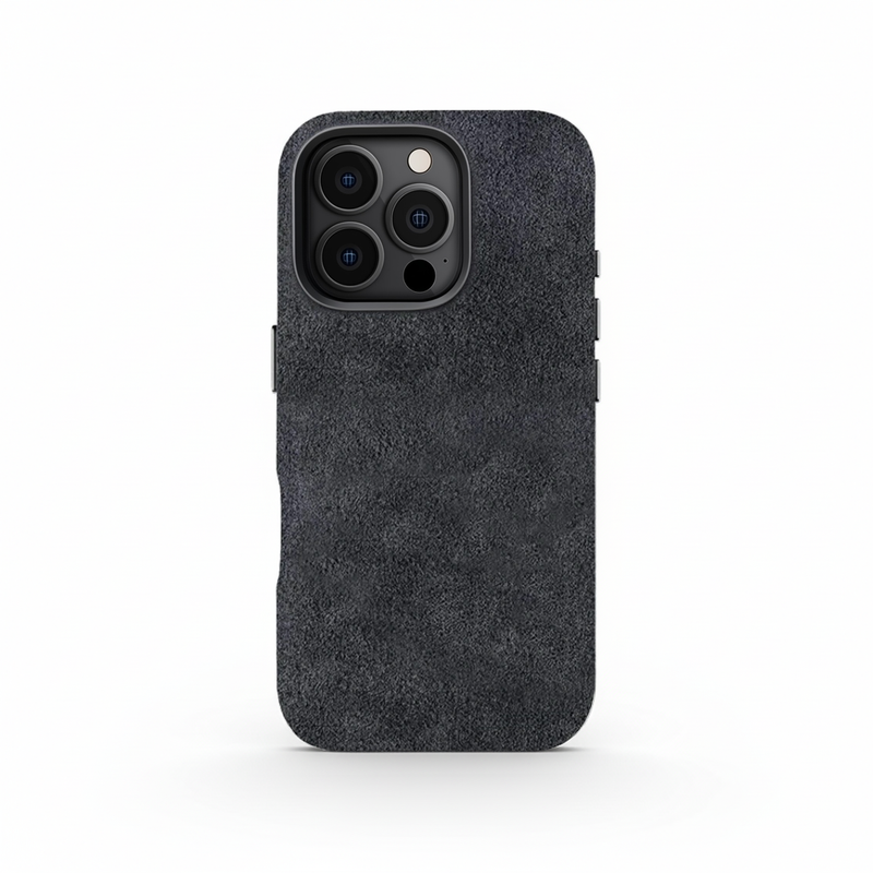 Coque Alcantara Grise pour iPhone 16-6