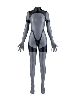 Anime Sci-fi Spandex Swimwear Racing Suit Full Bodysuit Zentai with Crotch Zipper-13