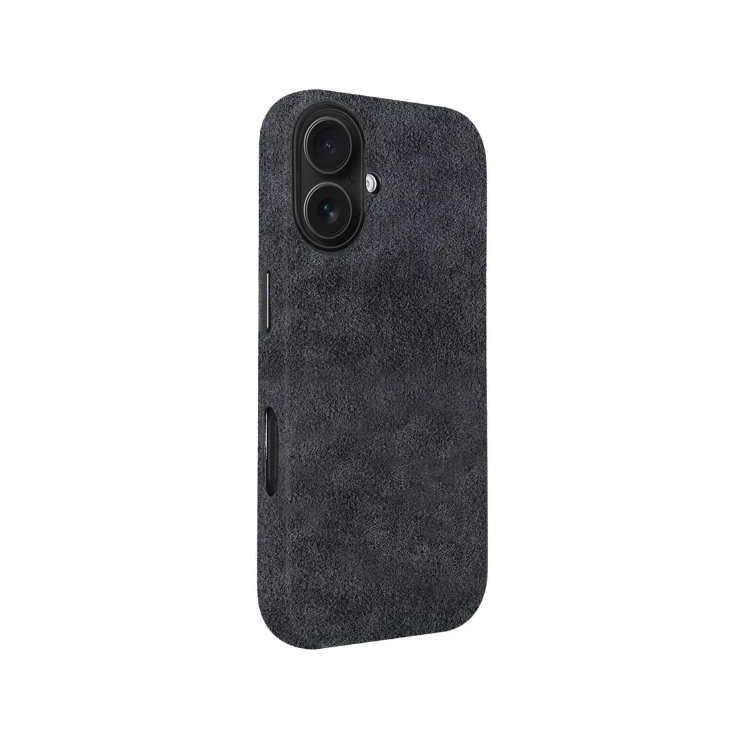 Coque Alcantara Grise pour iPhone 16-3