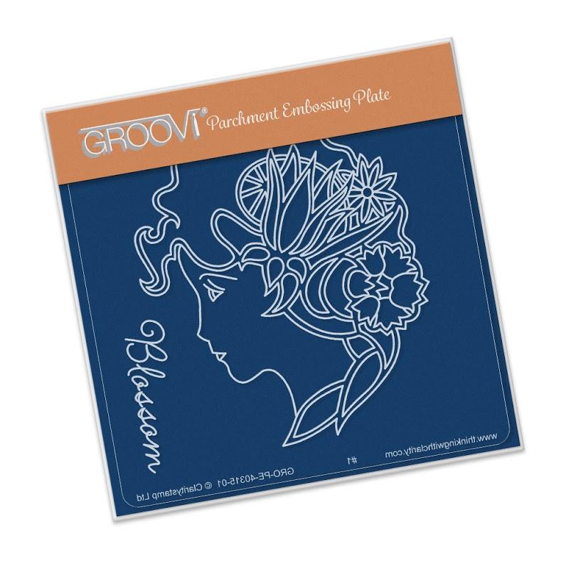 Groovi Blossom Cameo A6 Plate-1