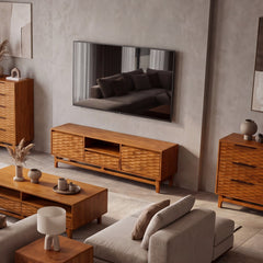 Elara Solid Wood Dresser with 6 Drawers-19