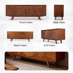 Mueble de TV de madera maciza Harmony-20