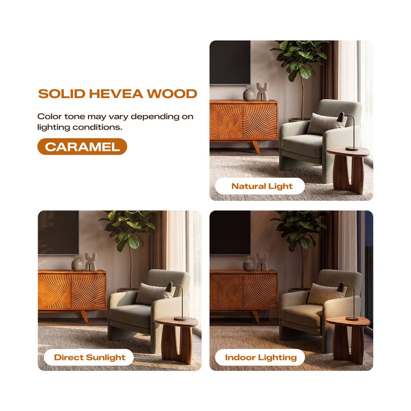 Mueble de TV de madera maciza Harmony-23