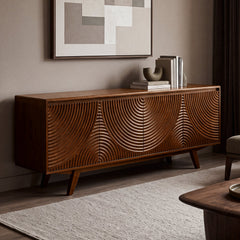 Mueble de TV de madera maciza Harmony-2