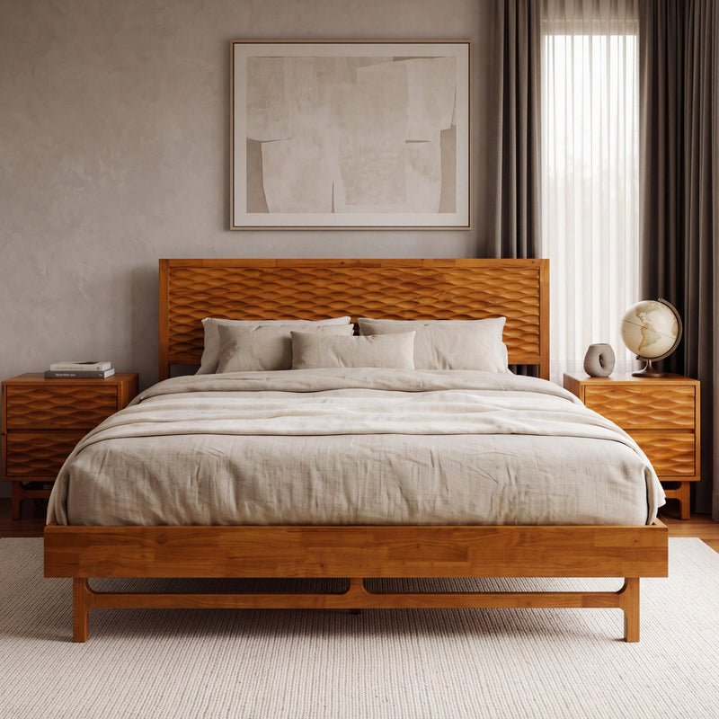 Elara Solid Wood Bed Frame-21