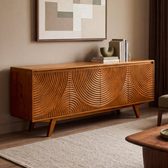 Mueble de TV de madera maciza Harmony-13