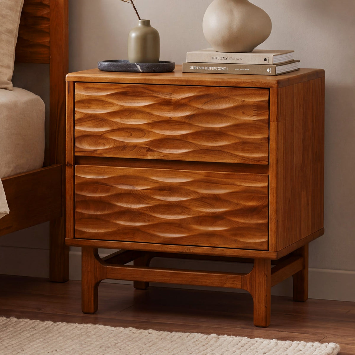 Elara Solid Wood Nightstand-12