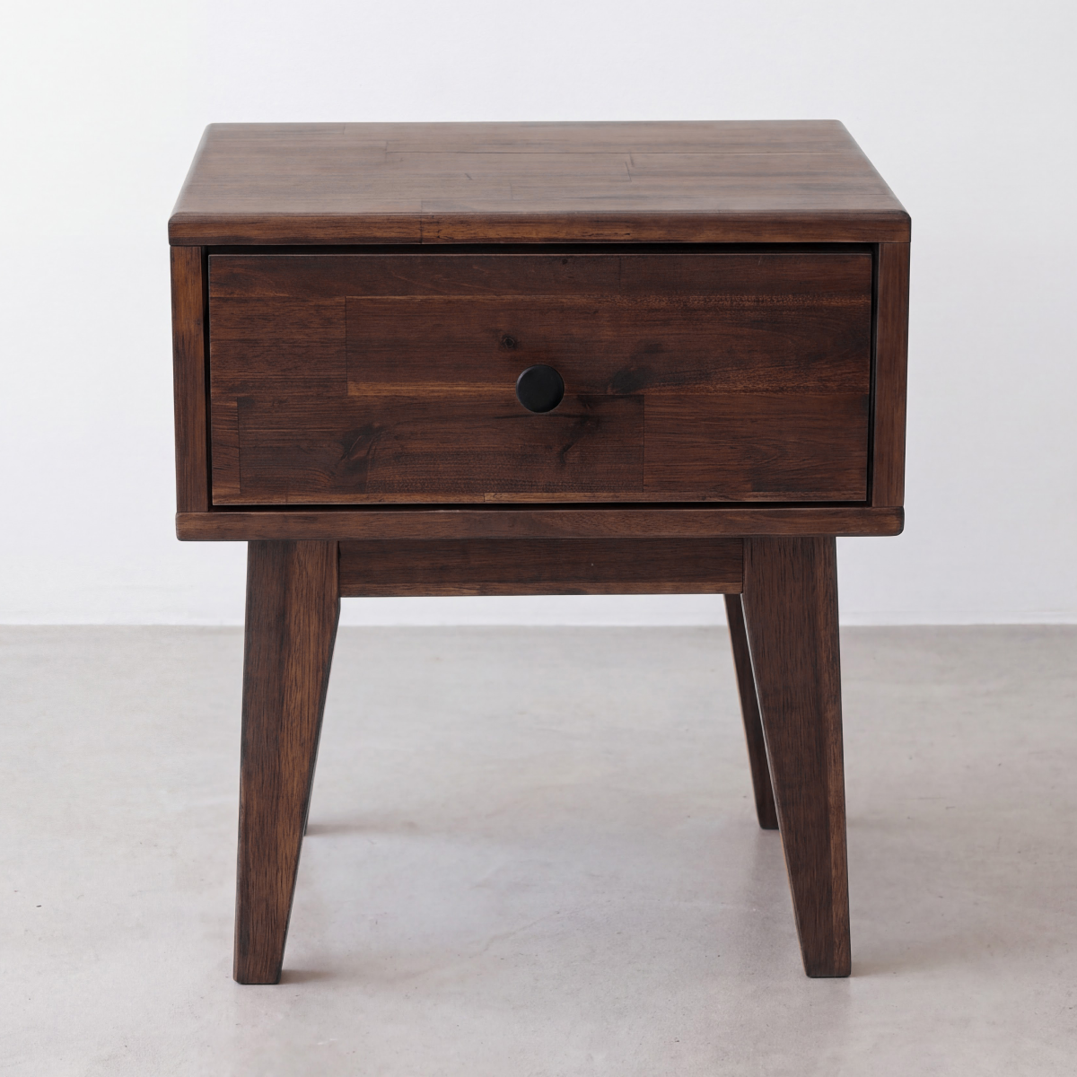 Mesa de noche de madera maciza Sofia de 1 cajón-22