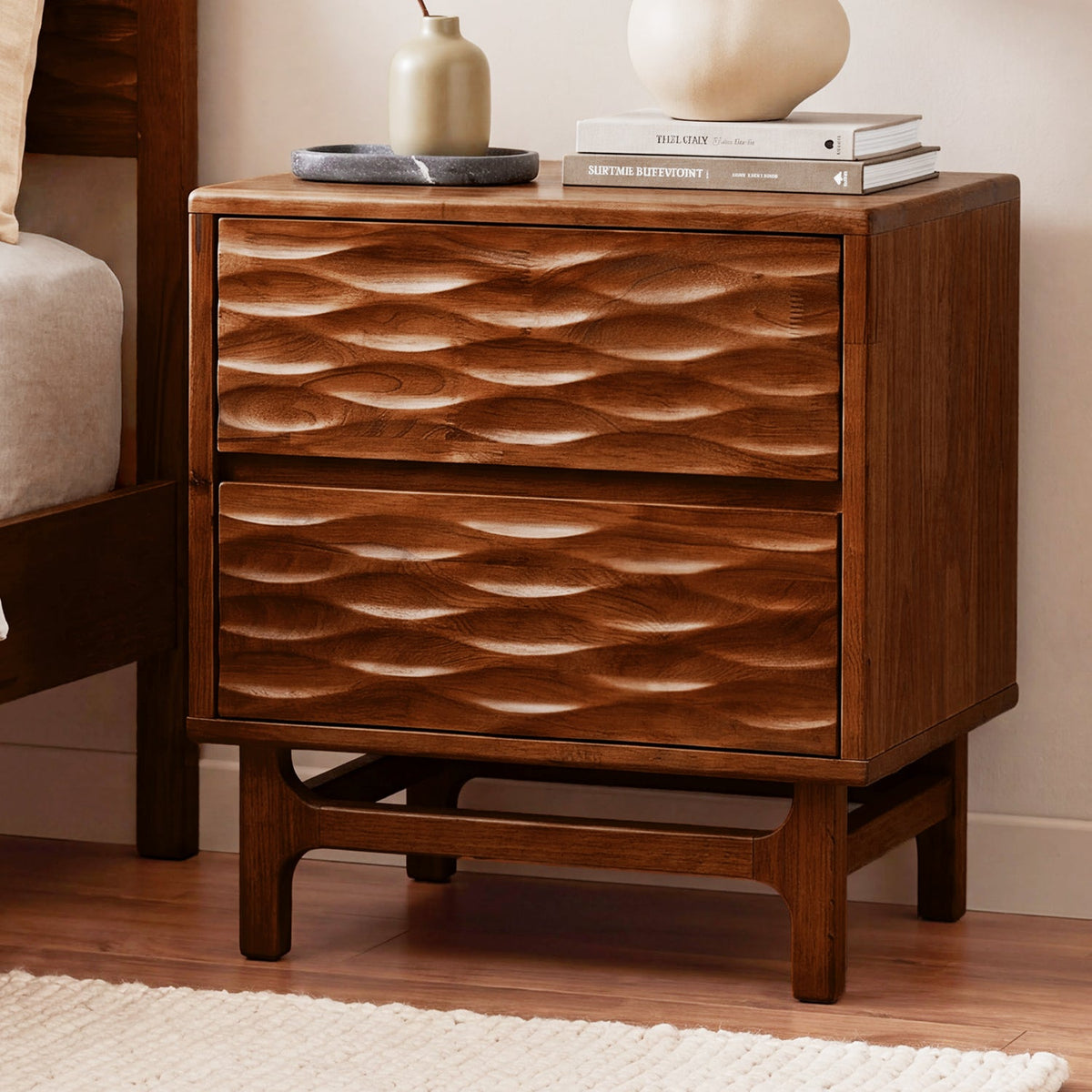 Elara Solid Wood Nightstand-2