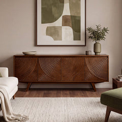 Mueble de TV de madera maciza Harmony-3