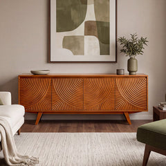 Mueble de TV de madera maciza Harmony-14