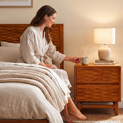 Elara Solid Wood Nightstand-15