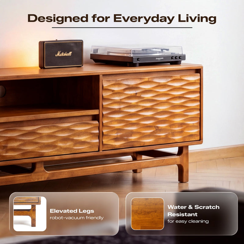 Elara Solid Wood TV Stand-16