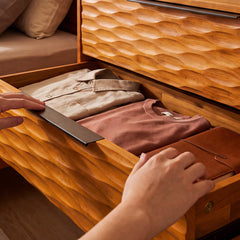 Elara Solid Wood Dresser with 6 Drawers-14