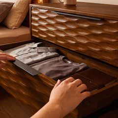 Elara Solid Wood Dresser with 6 Drawers-4