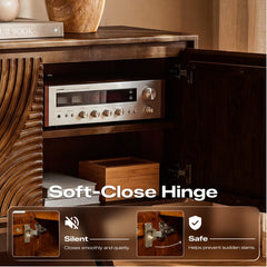 Mueble de TV de madera maciza Harmony-6
