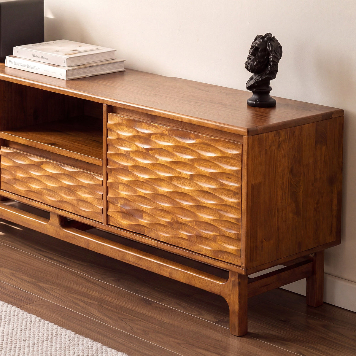 Elara Solid Wood TV Stand-17