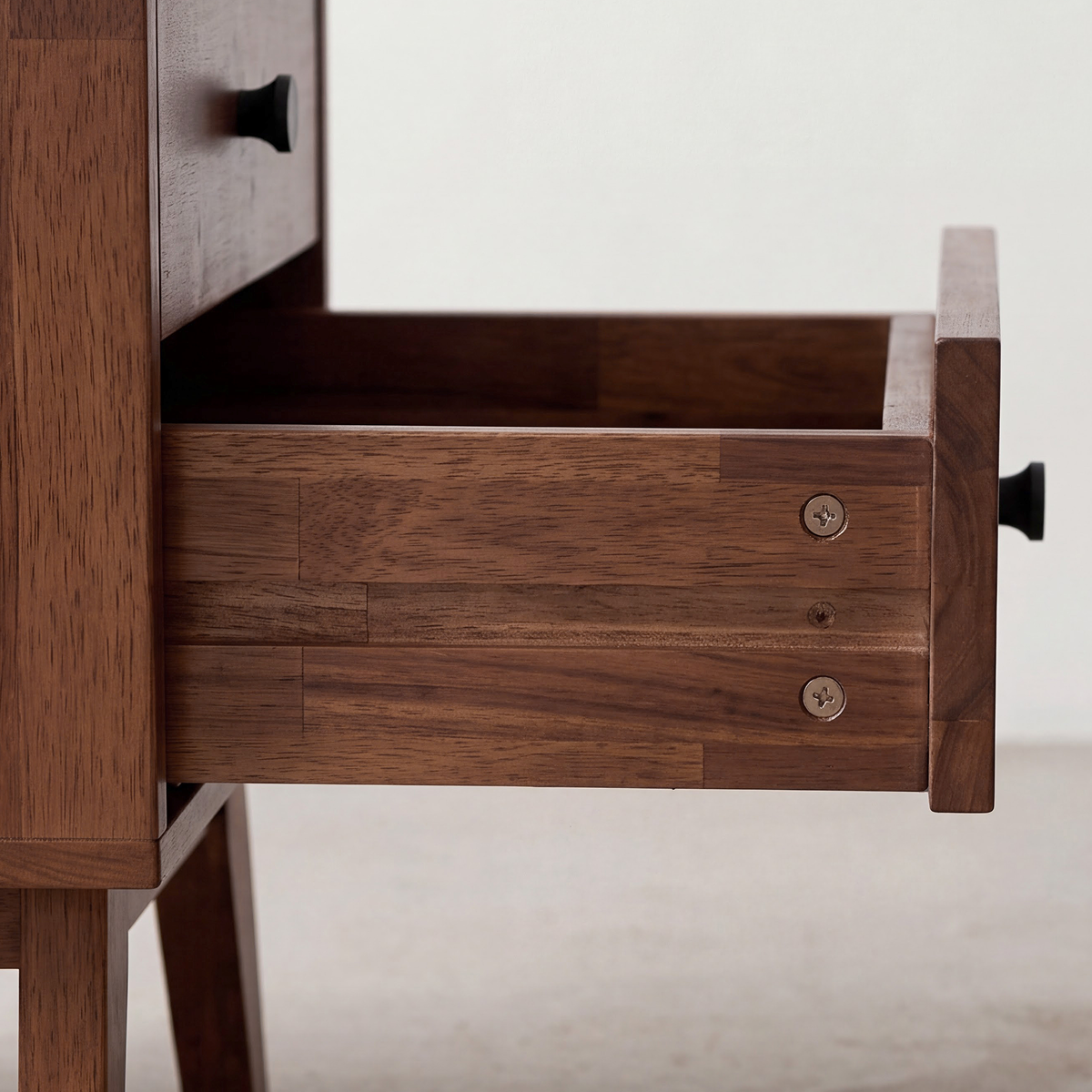 Silvia 2-Drawer Solid Wood Nightstand-8