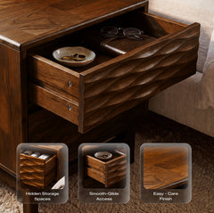 Elara Solid Wood Nightstand-7