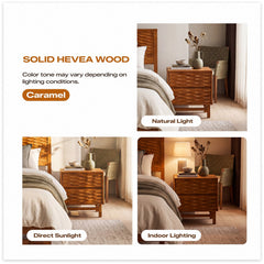 Elara Solid Wood Nightstand-21