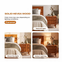 Elara Solid Wood Bed Frame-22