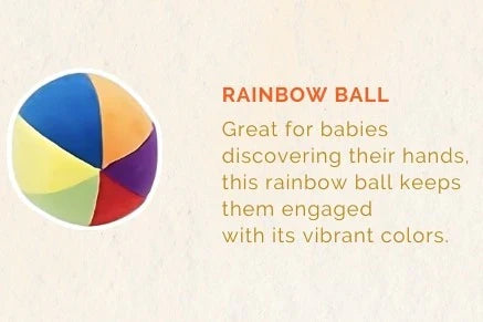 123 Baby Box Montessori Educational Box - Ages 5–6 Months-6