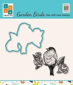 Garden Birds 6 - Die and Clear Stamp-1