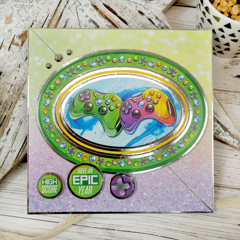 Hunkydory Favourites Toppers - Game On!-2