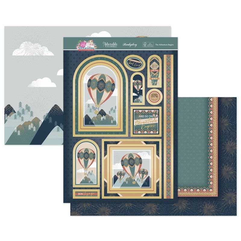 The Adventure Begins Luxury Topper Set-1