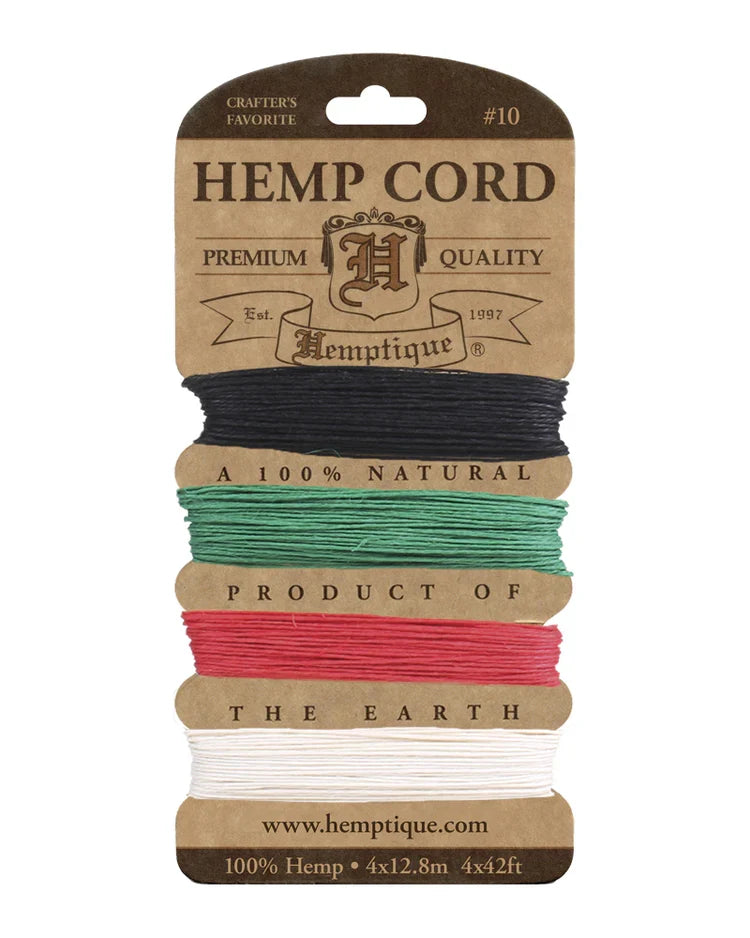 Hemptique #10 Hemp Cord Card Set-4