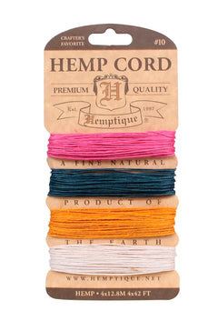 Hemptique #10 Hemp Cord Card Set-3