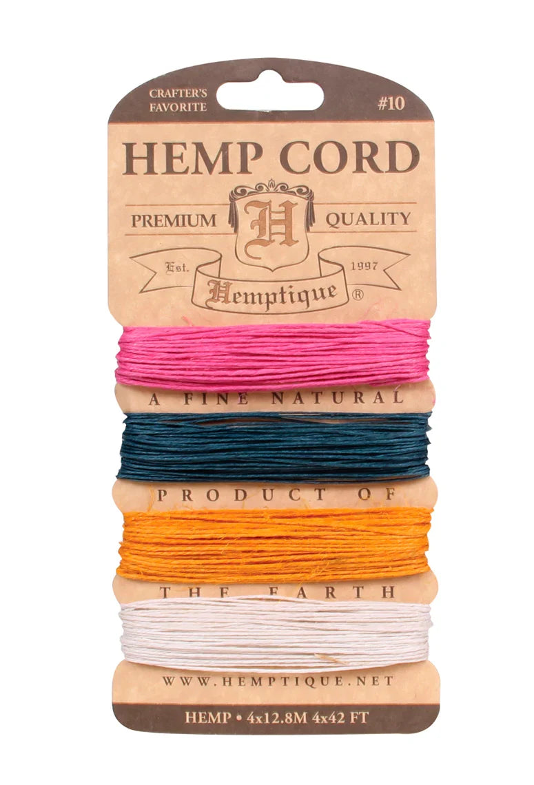 Hemptique #10 Hemp Cord Card Set-3