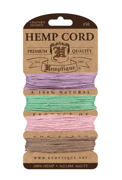 Hemptique #10 Hemp Cord Card Set-2
