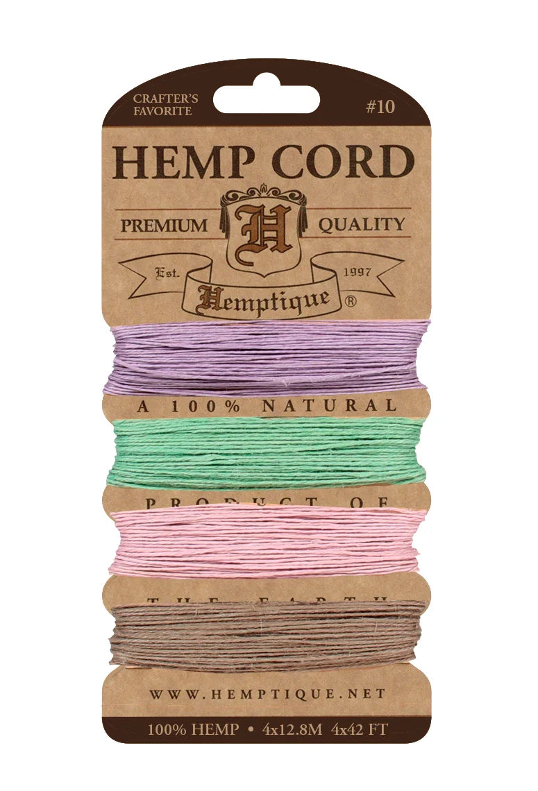 Hemptique #10 Hemp Cord Card Set-2