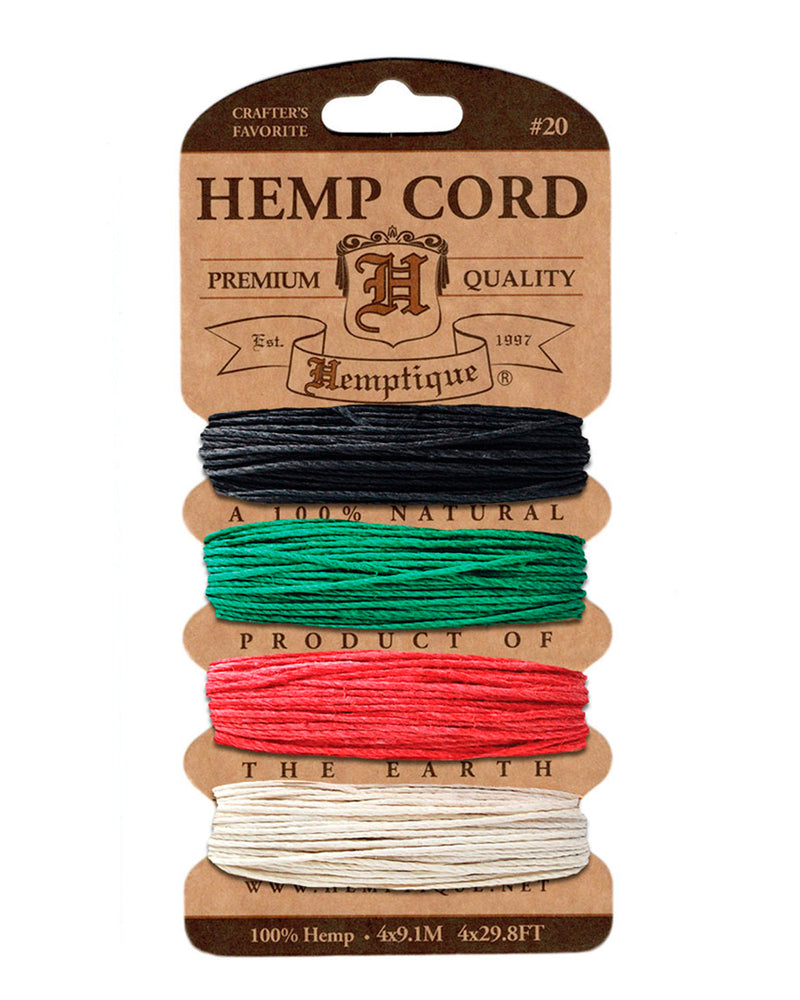 Hemptique #20 Hemp Cord Card Set-1