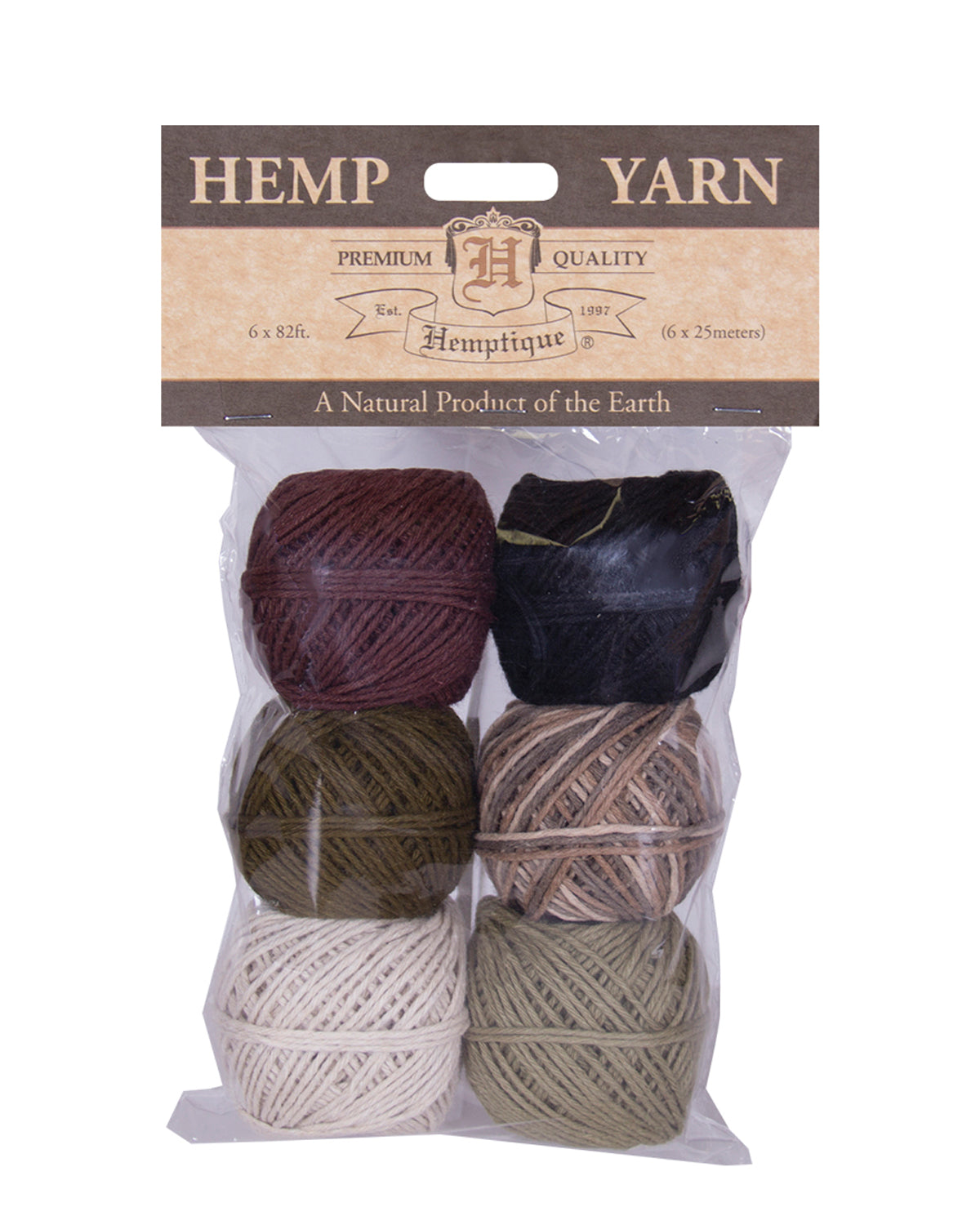 Hemptique Hemp Yarn Bon Bons 6X25M-3