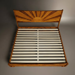 Estructura de cama de madera maciza Sunset-9