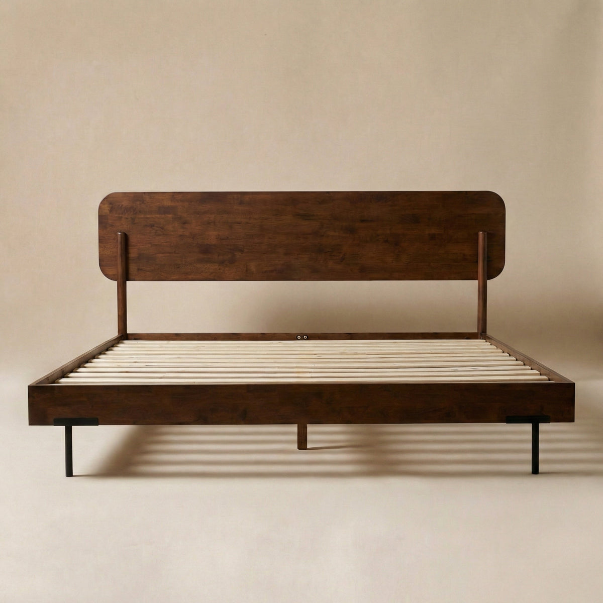 Frida Solid Wood Bed Frame-24