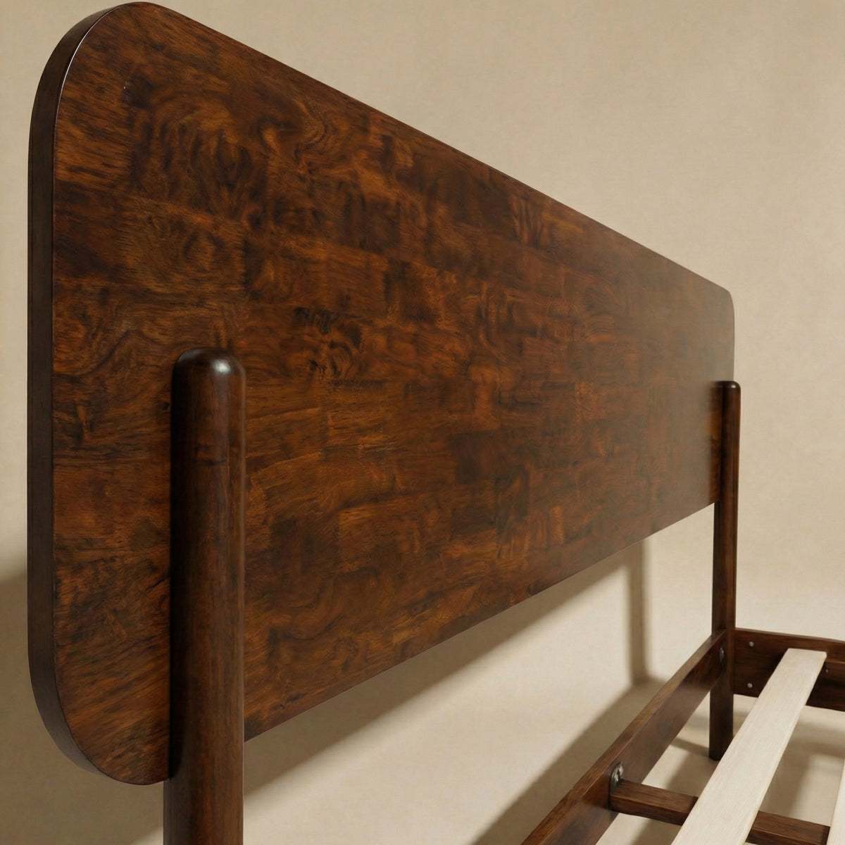 Frida Solid Wood Bed Frame-18