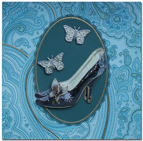 Luxury Dress Up Cards - Blue Oval-2