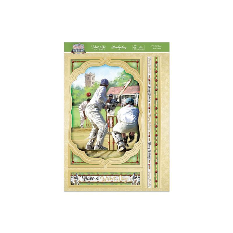 Set de decoración grande Deportes y pasatiempos - Un día de críquet-2
