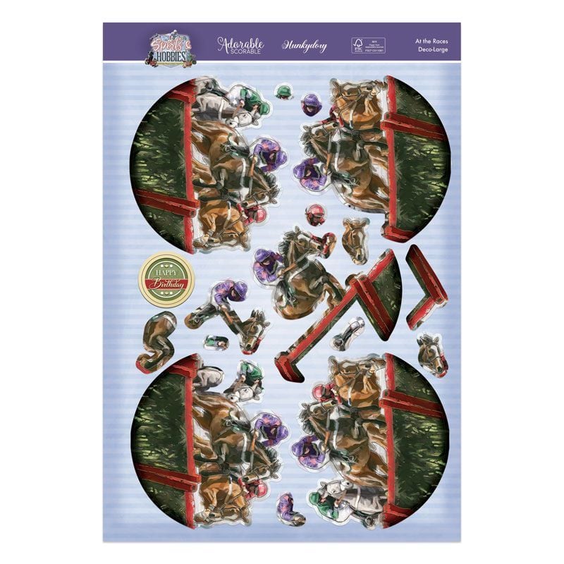 Sports & Hobbies Deco-Large Set - At The Races-3