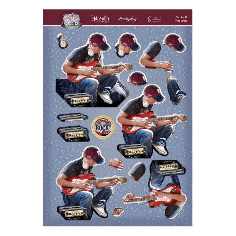 Sports & Hobbies Deco-Large Set - You Rock!-3