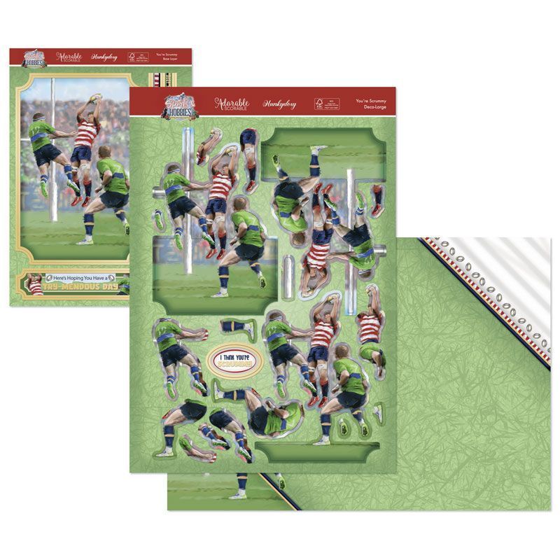Sports & Hobbies Deco-Large Set - You're Scrummy-1