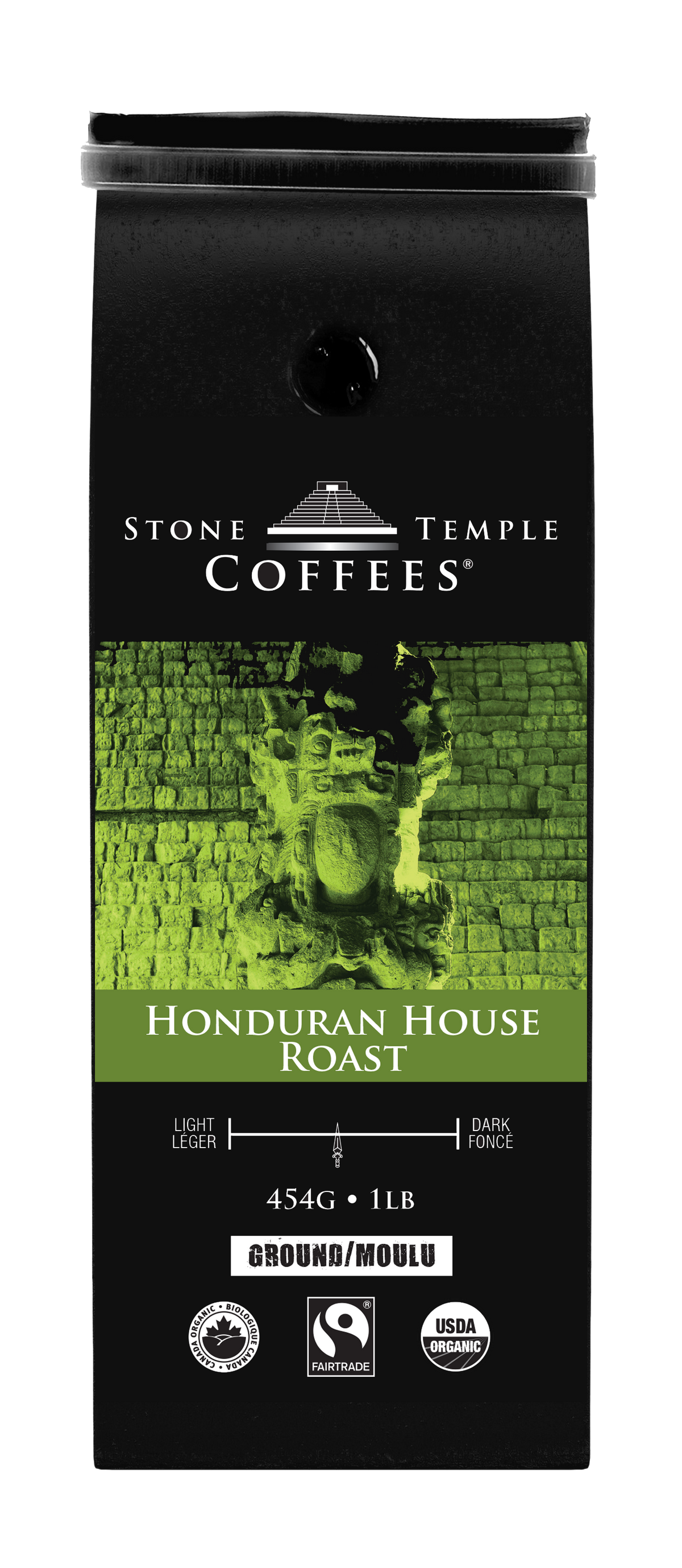Honduran House Roast - Ground, Medium Roast, Certified Organic OCIA/ Fairtade Coffee 1lb/454g-2